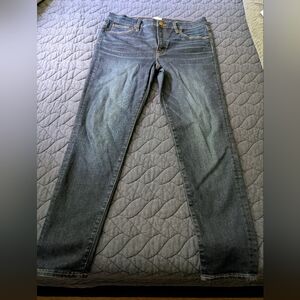 J. Crew Blue Jeans, 9" High Rise Toothpick